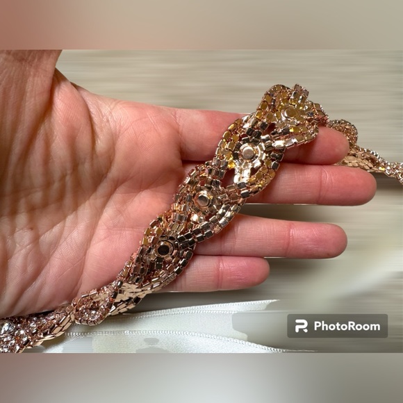 Bridal belt - Rose Gold - Picture 5 of 8